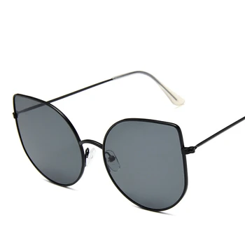 Nye klassiske vintage stor ramme cat eye solbriller trend mode kvinders solbriller UV400 casual vilde briller kvinder