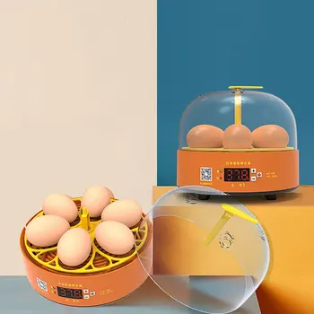 Nye Mini Digital 6 Æg Inkubator Automatisk Temperatur Brooder Kylling Duck Fugl, Æg Hatcher Farm Fjerkræ Rugeri Maskine