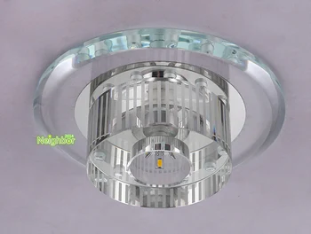 Nye Moderne Crystal LED 3W Loft Lys til hjemmet gangen Gangen Lampe Stue Indendørs Belysning Forsænket eller Overflade I Væggen