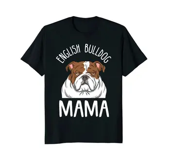 Nye Mænd Shirt 2019 Mænd Sommer Toppe Engelsk Bulldog Mødre Shirt | Engelsk Bulldog Mama Cosplay T-Shirts