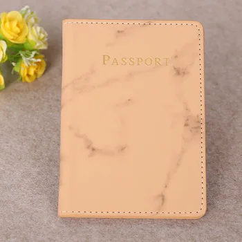 Nye Pas Dække Pu Fashion Kvinder Mænd Læder Marble Style Rejse-ID Kreditkort Passport Indehaveren Pakke Tegnebog, Pung, Taske Pouc