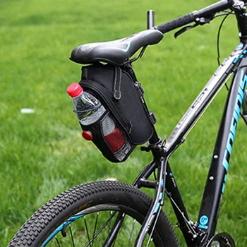 Nye Regntæt Dirtproof Cykel Hale Taske med for-og baglygter Mountain Bike Bag Taske XD88
