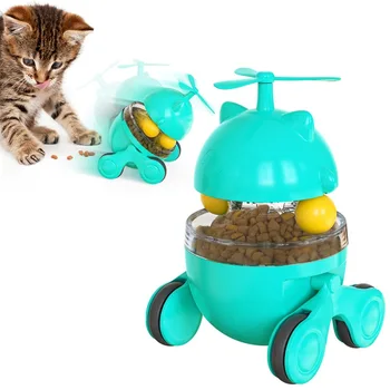 Nye Sjove Kat Legetøj Tumbler Kat Pladespiller Lækker Mad Bolden Selv-Fodring Toy Cat Snack Toy Pet Supplies