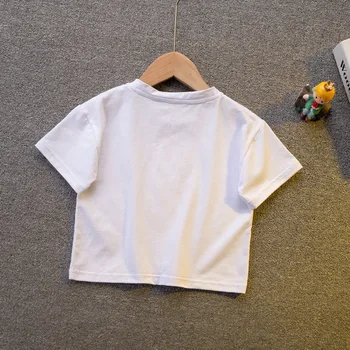 Nye Sommer Børn Fashion Tøj Baby Drenge Piger Sports T-Shirt 1 Stykke Børn Spædbarn Casual Tøj Barn Bomuld Kostume