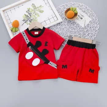 Nye Sommer børnetøj kortærmet Drenge Piger' Mini Taske To Stykke Børns Passer til Barn Baby Tøj, Børn Tøj