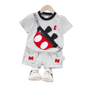 Nye Sommer børnetøj kortærmet Drenge Piger' Mini Taske To Stykke Børns Passer til Barn Baby Tøj, Børn Tøj
