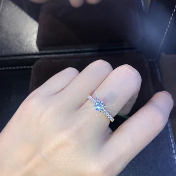 Nye Trendy Crystal Engagement Design-Hot Salg Ringe Til Kvinder Hvid Cubic Zircon elegante ringe Kvindelige Bryllup smykker