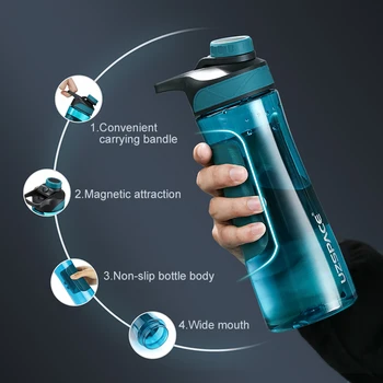 Nye UZSPACE vandflaske BPA Gratis Shaker Bærbare Sport Plast Cup Fitnesscenter, Elkedel Mænd Kvindelige Studerende Udendørs Tour Drikke Flaske