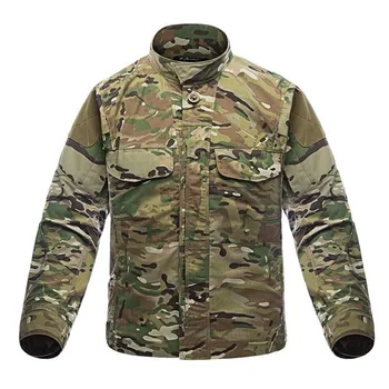Nyeste Taktisk Langærmet Skjorte Militære Taktiske Soldater Ensartet Høj Kvalitet, Multi-Cargo Lommer Shirts Og Camouflage Tøj