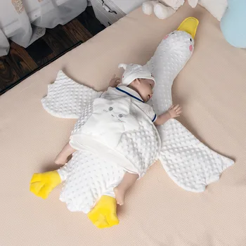 Nyfødte Baby Puder Spædbarn Pude Store Hvide Goose Søvn Mindsker Kolik Tarm-Udstødning Fly Beroligende At Sove Artefakt