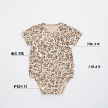 Nyfødte Tøj 2021 Sommeren babytøj babytøj Baby Jumpsuit Baby Boy Tøj Sæt Baby Tørklæde Baby Hat børnetøj