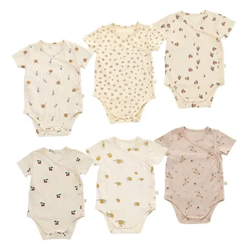 Nyfødte Tøj 2021 Sommeren babytøj babytøj Baby Jumpsuit Baby Boy Tøj Sæt Baby Tørklæde Baby Hat børnetøj