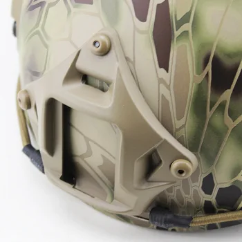 Nyt Lys Hurtige Taktiske Hjelm Militære Fan Vandkanon Hjelm Særlige Briller Guide Camouflage Bekæmpe Hjelm Gratis Fragt