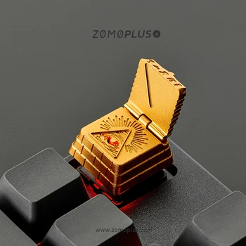 Nøglen cap mekanisk tastatur keycap personlighed design,Farao Modellering tema keycap Cherry MX-aksen aluminium legering tasterne,M16