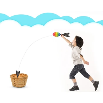 Offentlig Børn Smide Missil Squishy Raket Hånd Smide Legetøjet Raket PU-Skum Raket Missil Toy Spil for Børn
