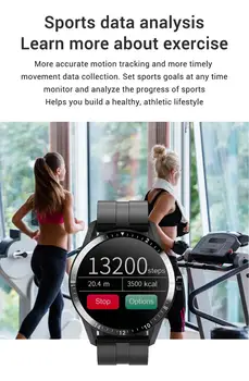 ONEMIX 2021 Smart Ur Trænings-og Vandtæt Skridttæller Tracker Opkald/MSN/App Se Bluetooth kalder Smart Band