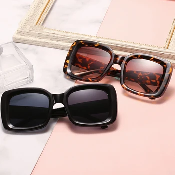 ONEVAN Overdimensionerede Square Solbriller Kvinder 2021 Elegante Vintage solbriller Kvindelige Luksus Mærke Brillerne Mænd Retro Nuancer Te
