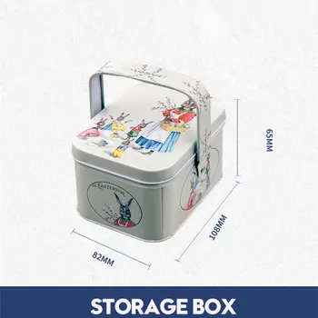 Opbevaring Tin Candy Box Feltet Ændring Øretelefoner Box Lille Kuffert Til Opbevaring Arrangør Tin Box Makeup Organizer Boks Opbevaringsboks