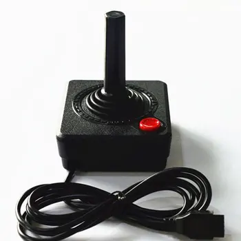 Opgraderet 1,5 M Gaming Joystick Controller Til Atari 2600-spillet rocker Med 4-vejs Armen Og Enkelt Handling Knappen Retro Gamepad