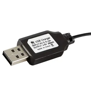 Opladning Kabel Batteri USB-Oplader Ni-Cd, Ni-MH-Batterier Pack SM-2P Plug Adapter 4,8 V 250mA Output Legetøj Bil H054