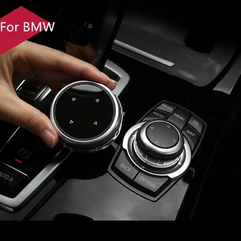 Original Car Multimedia Knapper Dække iDrive Klistermærker til BMW 1 3 5 7-Serien, X1, X3 F25 X5 F15 X6 16 F30 F07 F10 E90 F11 E70 E71