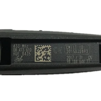 ORIGINAL Flip Nøgle til Citroen Buttons3 Frekvens 434 MHz Transponder PCF 7941 (ID46) Del No1612121480