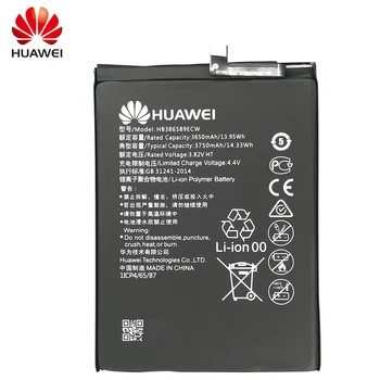 Original Huawei Batteri HB386589ECW 3650mAh for Huawei P10 Plus Ære 8X Udsigt 10 V10 Mate 20 Lite Nova 3 4 Høj Kvalitet Dej