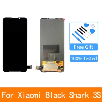 Original LCD-For Xiaomi BlackShark 3S LCD-Skærm+Touch Panel Digitizer Til Xiaomi Black Shark LCD-3S +Fingeraftryk