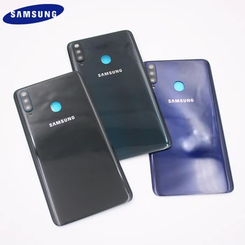 Original Samsung Galaxy A20S Ære Holly 2 Plus SM-A2070 Telefonen Bagsiden Plast bagpanel Boliger Udskiftning Med Kamera Linse
