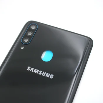 Original Samsung Galaxy A20S Ære Holly 2 Plus SM-A2070 Telefonen Bagsiden Plast bagpanel Boliger Udskiftning Med Kamera Linse