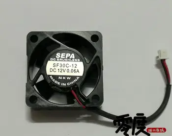 Original SEPA 3012 12V SF30C-12 30*30*12mm 2 wire miniature køleplade fan