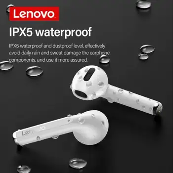 Originale Nye Lenovo LP2 TWS Trådløse Hovedtelefon Bluetooth-5.0 Dual Stereo Bas Touch LP1 OPDATERET IPX5 Liv Vandtæt Dual Mic
