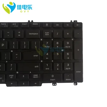 OS baggrundsbelyst tastatur til Dell Latitude 5500 3500 5501 Præcision 3540 3541 0MMH7V engelsk bærbare computere tastaturer Trackpoint-NSK-EX0BC