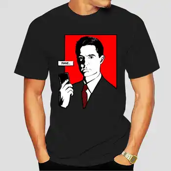 Os Tshirt Oneck specialdesignede t-shirt til Mænd t-Shirt Agent Cooper Twin Peaks Twin Peaks Tshirt Toppe, t-Shirts Trykt Mænd