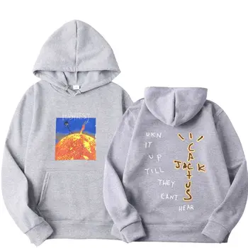 Overdimensionerede hoodie scott travis højeste solen astroworld pullover mænd kvinder i bedste kvalitet sweatshirts scott travis astroworld Casual