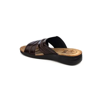 Overhead Male Casual Outsole Daily Brown Slippers