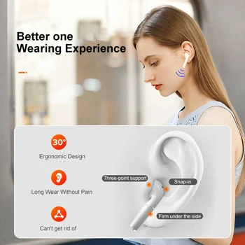P23 Trådløse Hovedtelefon Bluetooth Hovedtelefoner Vandtæt Ørestykker Sport Earbuds For Huawei Iphone OPPO Xiaomi TWS Musik Headset