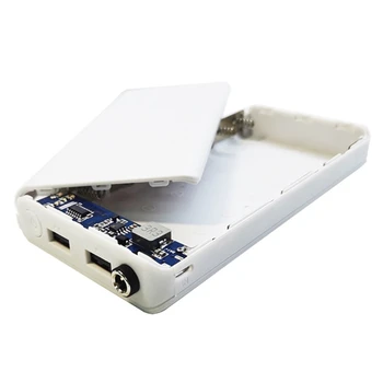 P82F Ikke-flytbare DC Output 9V/Dobbelt 12V USB-Udgang DIY 7x18650 Power Bank Shell på batterier og Opladning Box