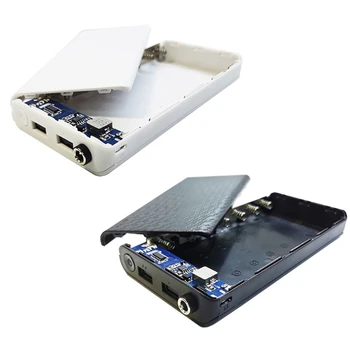 P82F Ikke-flytbare DC Output 9V/Dobbelt 12V USB-Udgang DIY 7x18650 Power Bank Shell på batterier og Opladning Box