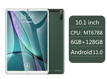 Pad Pro Tablets På 10,1 Tommer 6GB RAM 128GB ROM ' en, tablet-Android, 4G Netværk 10 Core Android 11 Tablet, PC, Telefon tablett