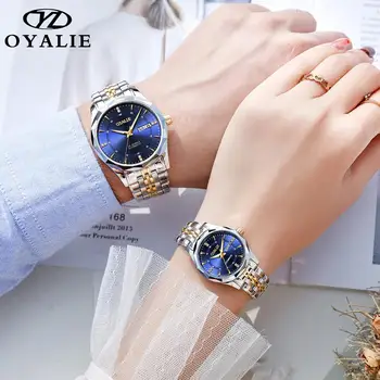 Par quartz Armbåndsur top mærke luksus business watch wolfram stål urrem vandtæt Mode elsker os se