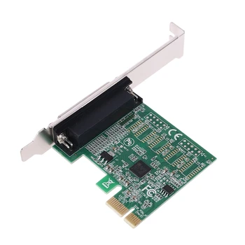Parallel Port DB25 25Pin PCIE Riser Card LPT Printeren til PCI-E Express-Kort Converter Adapter AX99100 T84C