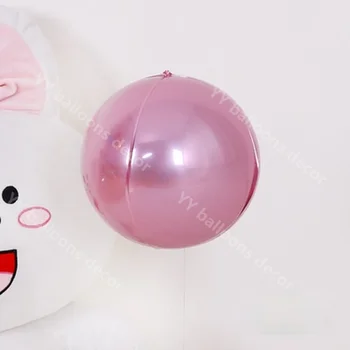 Pastel Retro Hvid Fersken 4D Pink 135pcs DIY Balloner Guirlande-Arch Kit Balloner Bryllup, Fødselsdag, Baby Shower Fest Dekoration