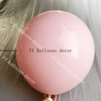 Pastel Retro Hvid Fersken 4D Pink 135pcs DIY Balloner Guirlande-Arch Kit Balloner Bryllup, Fødselsdag, Baby Shower Fest Dekoration