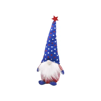 Patriotisk Gnome Plys Valg Dekoration Figurer Stue Desktop Dekoration Dukke Gnome Hjem Dekoration Børne Party Gave #Z