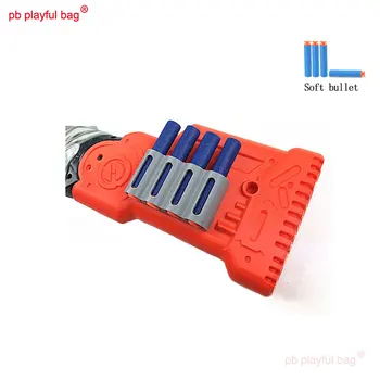 PB Legende taske Udendørs sport spil blød kugle kanon gennembrud bullet transportøren 3D-print materiale toy tilbehør IG03