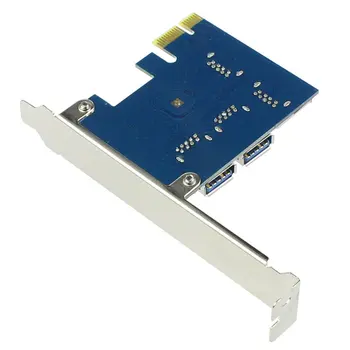 PCI-E 1 Til PCI-E-Adapter Riser-Kort PCI-E 1X Til Ekstern 4 PCI-E USB 3.0 Adapter Multiplikator Kort For BTC Bitcoin Miner