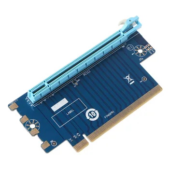 PCIe X16 Riser retvinklet PCI-E GPU-Adapter til PCI Express 16X Grafikkort Edb-Stik Forsyninger