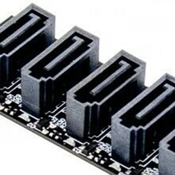 PCIe-X2 M. 2 Tasten M til 5-Port SATA 3.0 Adapter-Kort NGFF NVME til SATA3.0 Converter Kort JMB585 Chipset 6 Gbps