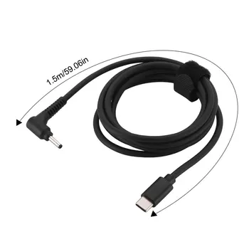 PD USB Type C Til jævnstrøm Konverter Universal Laptop Oplader Kabel Ledning Strømforsyning Notebook Power Supply Kabel